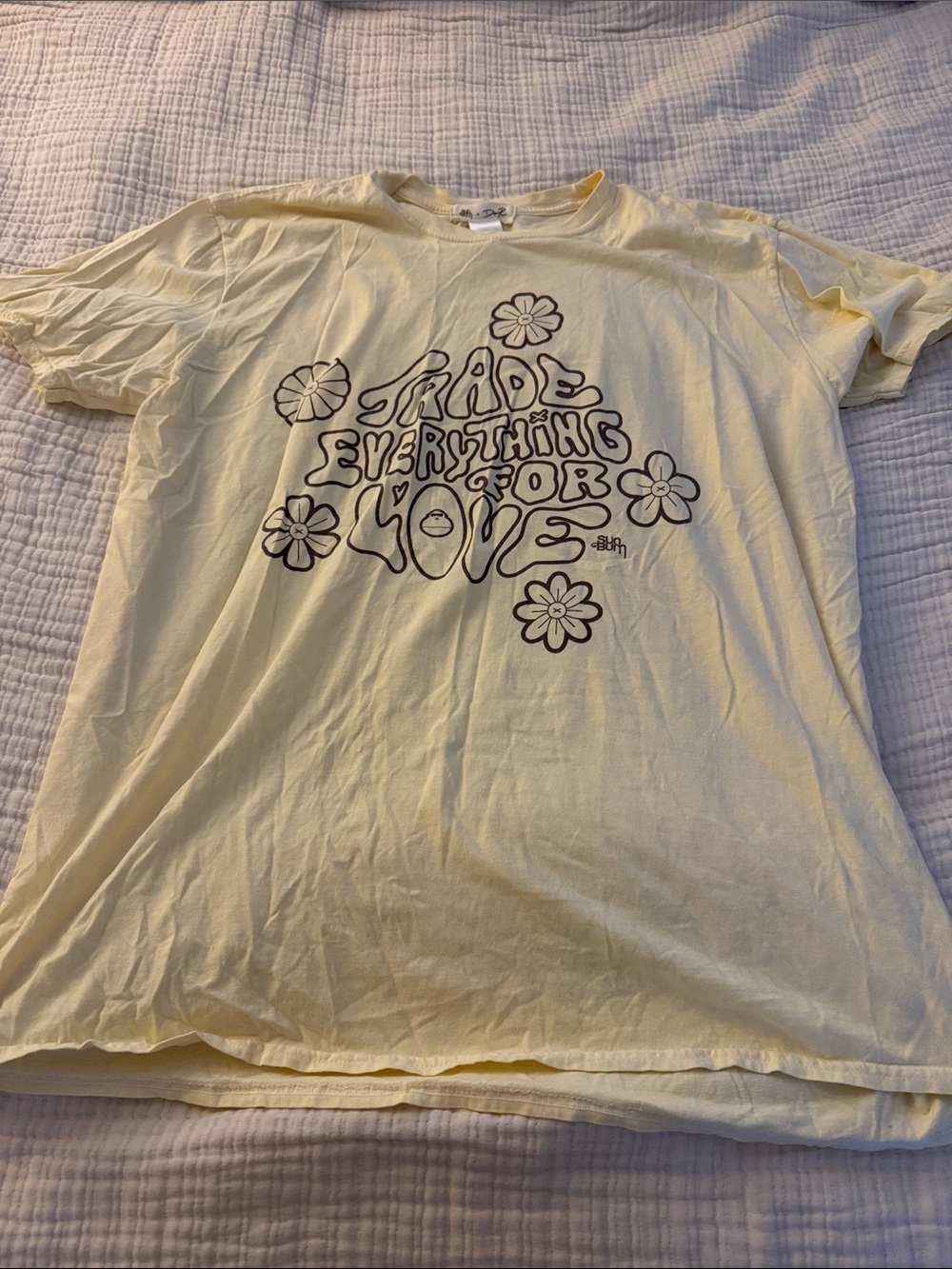Trade Everything for Love Cream Graphic Tee